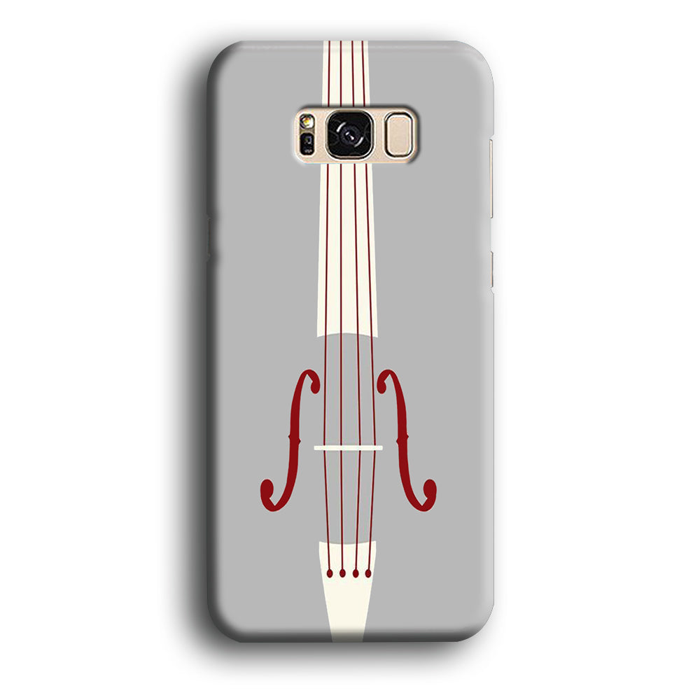 Music Grey Violin Samsung Galaxy S8 Case