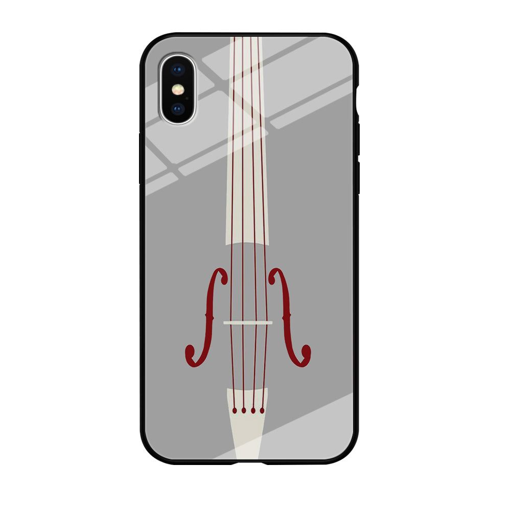 Music Grey Violin iPhone X Case