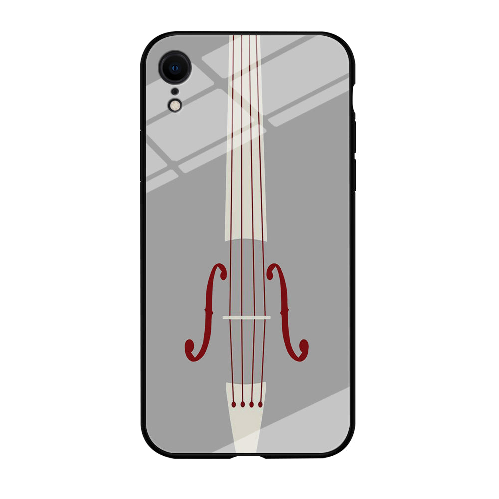 Music Grey Violin iPhone XR Case