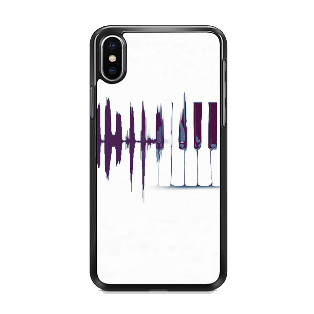 Music Keyboard Frequency iPhone X Case