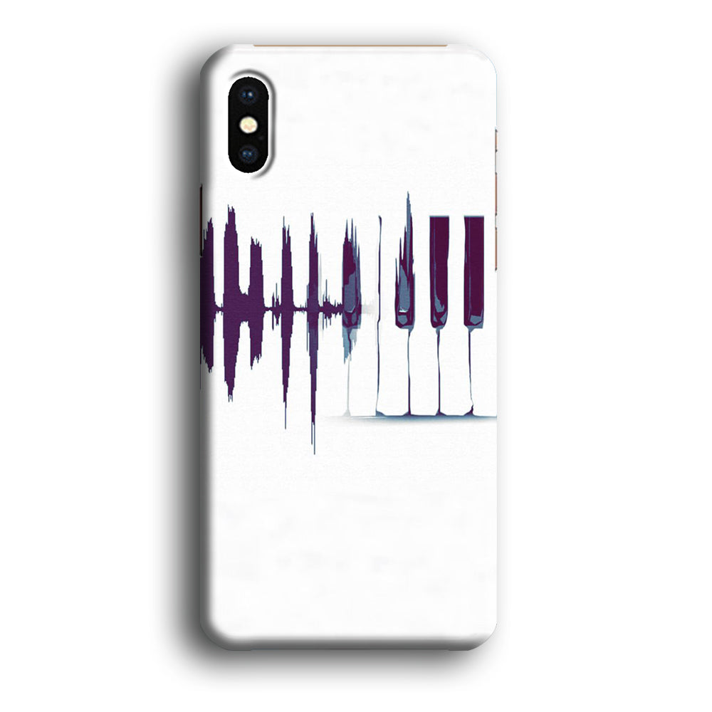 Music Keyboard Frequency iPhone X Case
