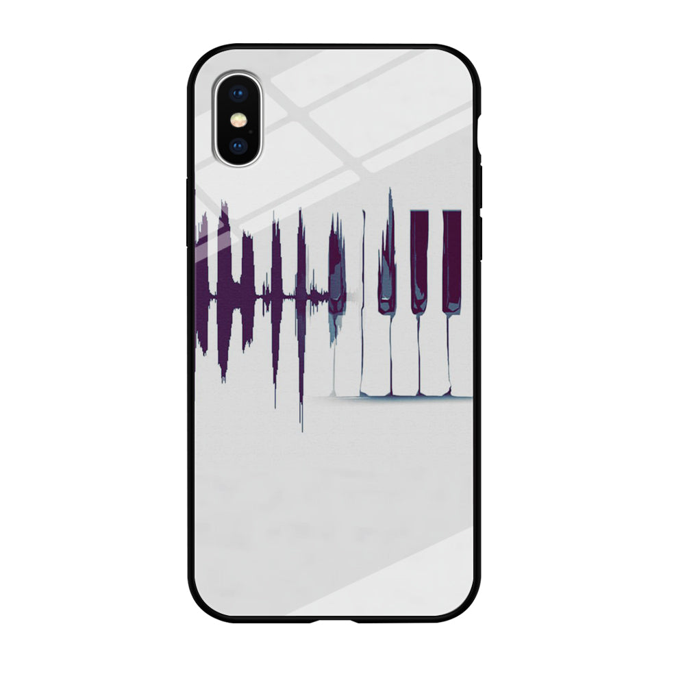 Music Keyboard Frequency iPhone X Case