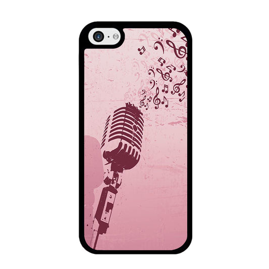 Music Ventage Microphone Pink Art iPhone 5 | 5s Case - Carneyforia