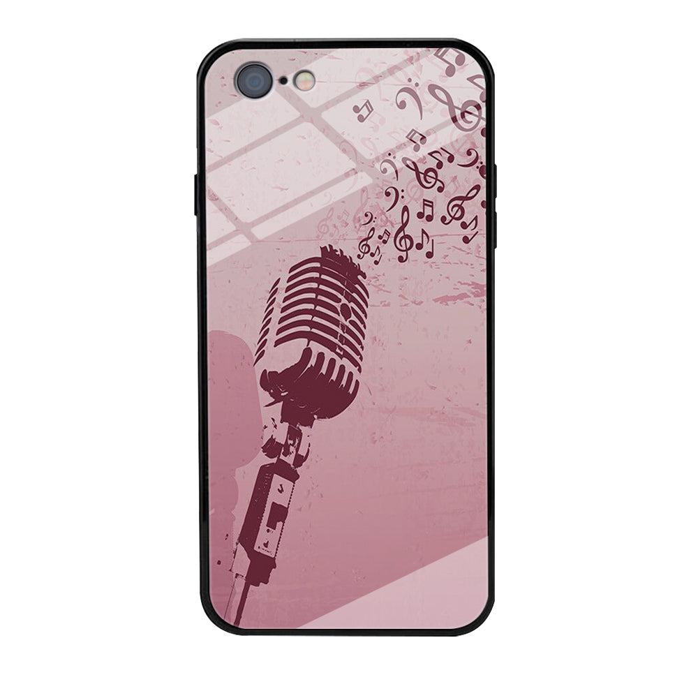 Music Ventage Microphone Pink Art iPhone 6 Plus | 6s Plus Case