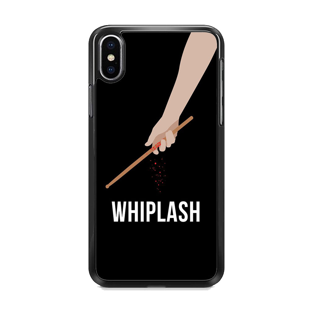 Music Whiplash Drum Stick iPhone X Case