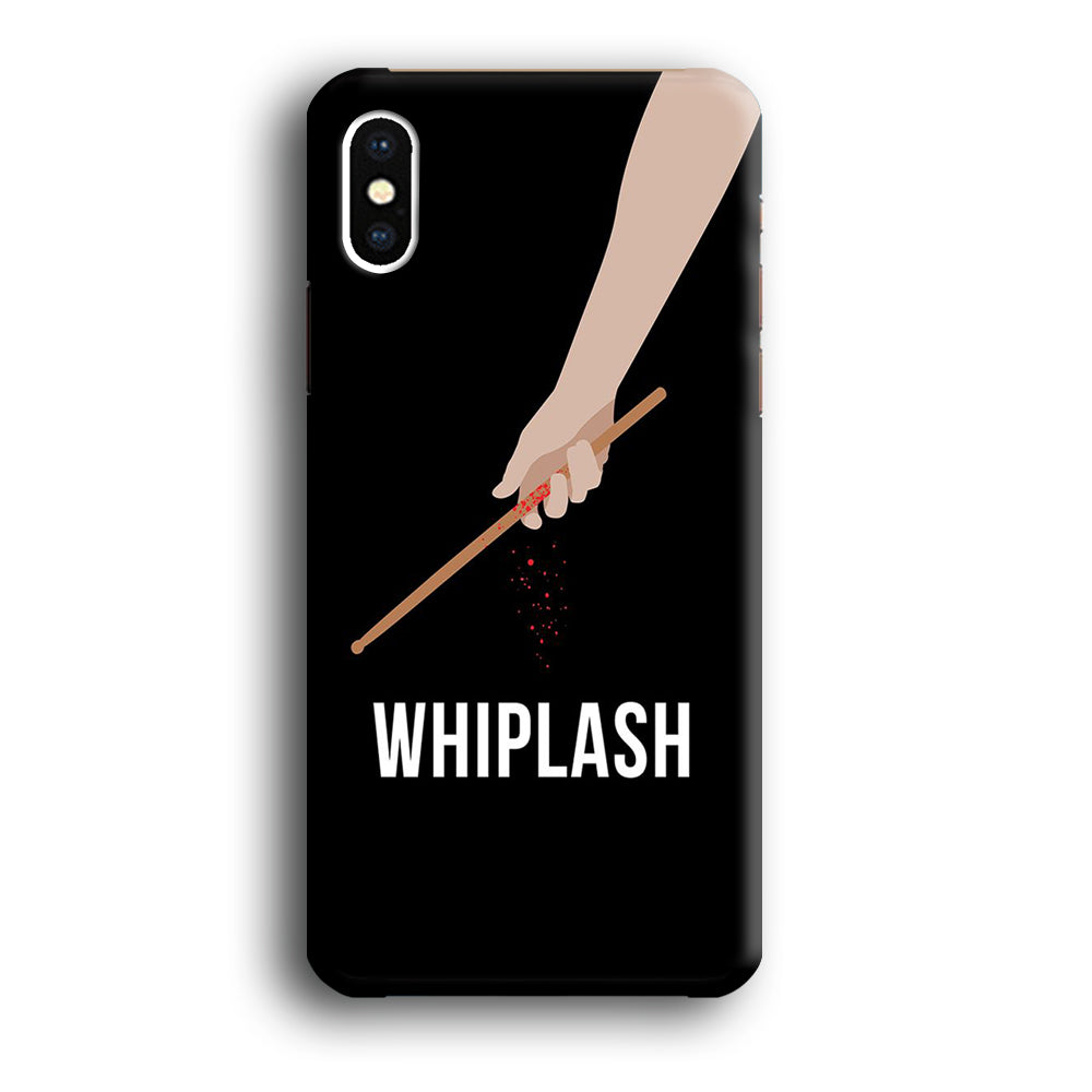 Music Whiplash Drum Stick iPhone X Case