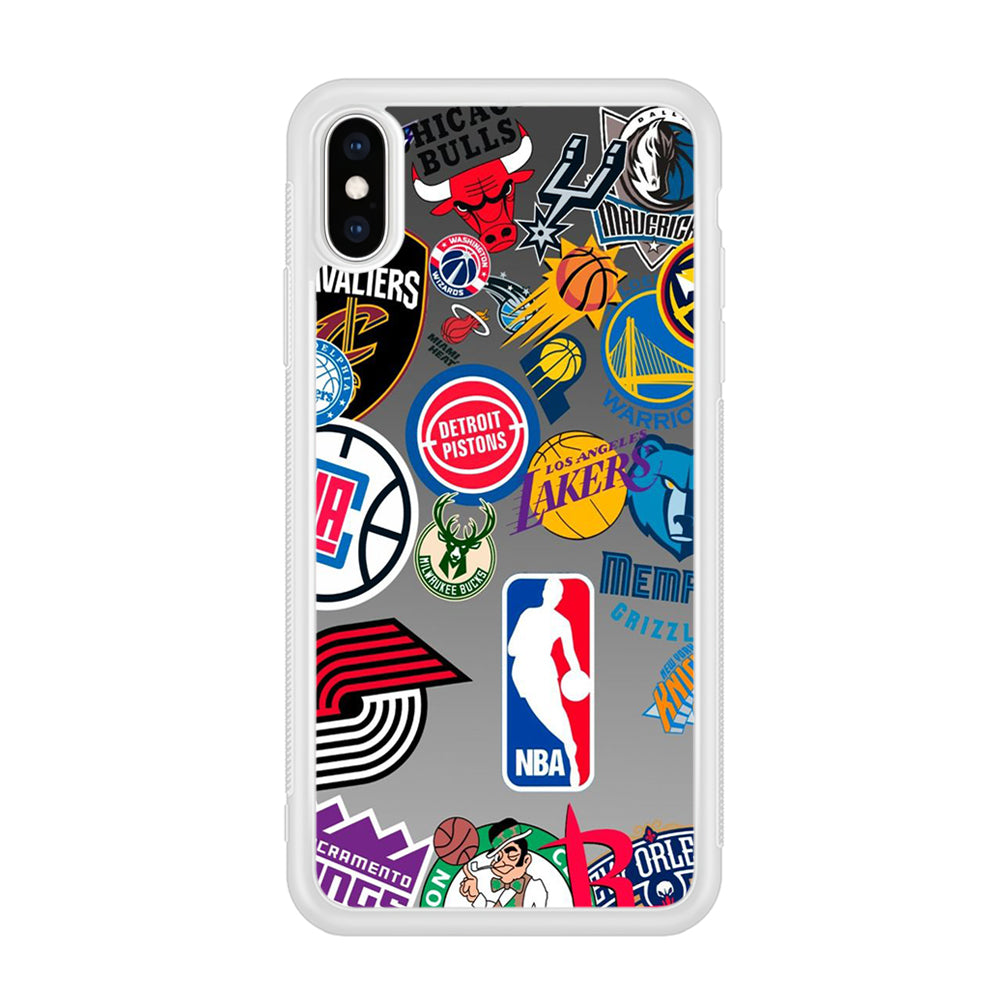 NBA Team Logo iPhone X Case