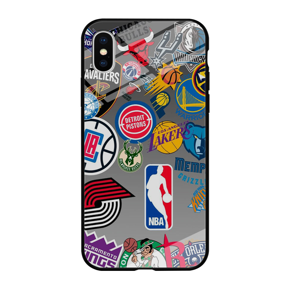 NBA Team Logo iPhone X Case