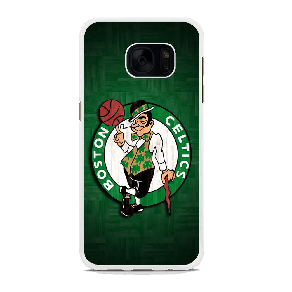 NBA Celtics Boston Logo Samsung Galaxy S7 Edge Case