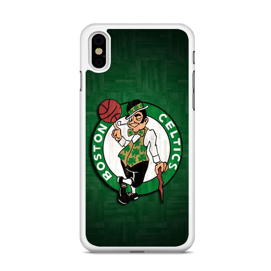 NBA Celtics Boston Logo iPhone X Case