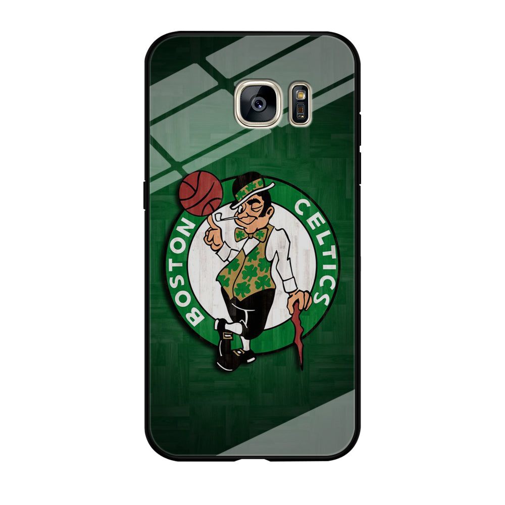 NBA Celtics Boston Logo Samsung Galaxy S7 Edge Case