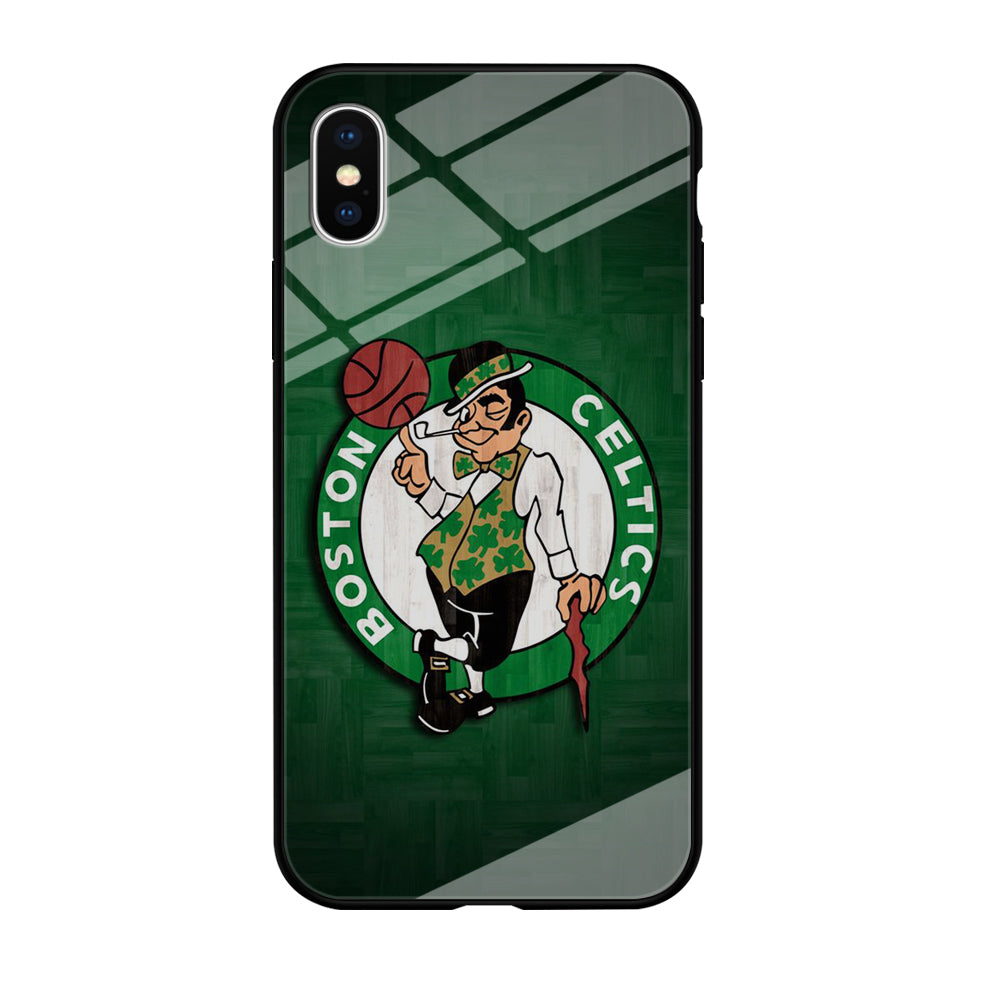 NBA Celtics Boston Logo iPhone X Case