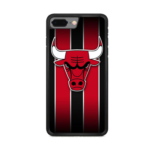 NBA Chicago Bulls Red Stripe iPhone 7 Plus Case
