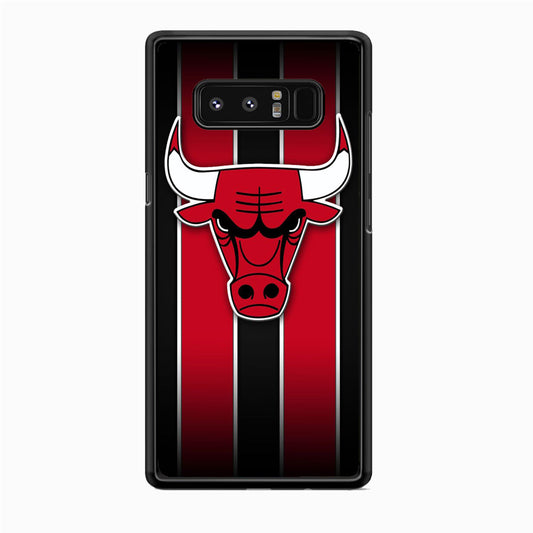 NBA Chicago Bulls Red Stripe Samsung Galaxy Note 8 Case