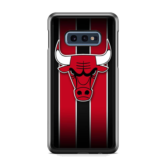 NBA Chicago Bulls Red Stripe Samsung Galaxy S10E Case