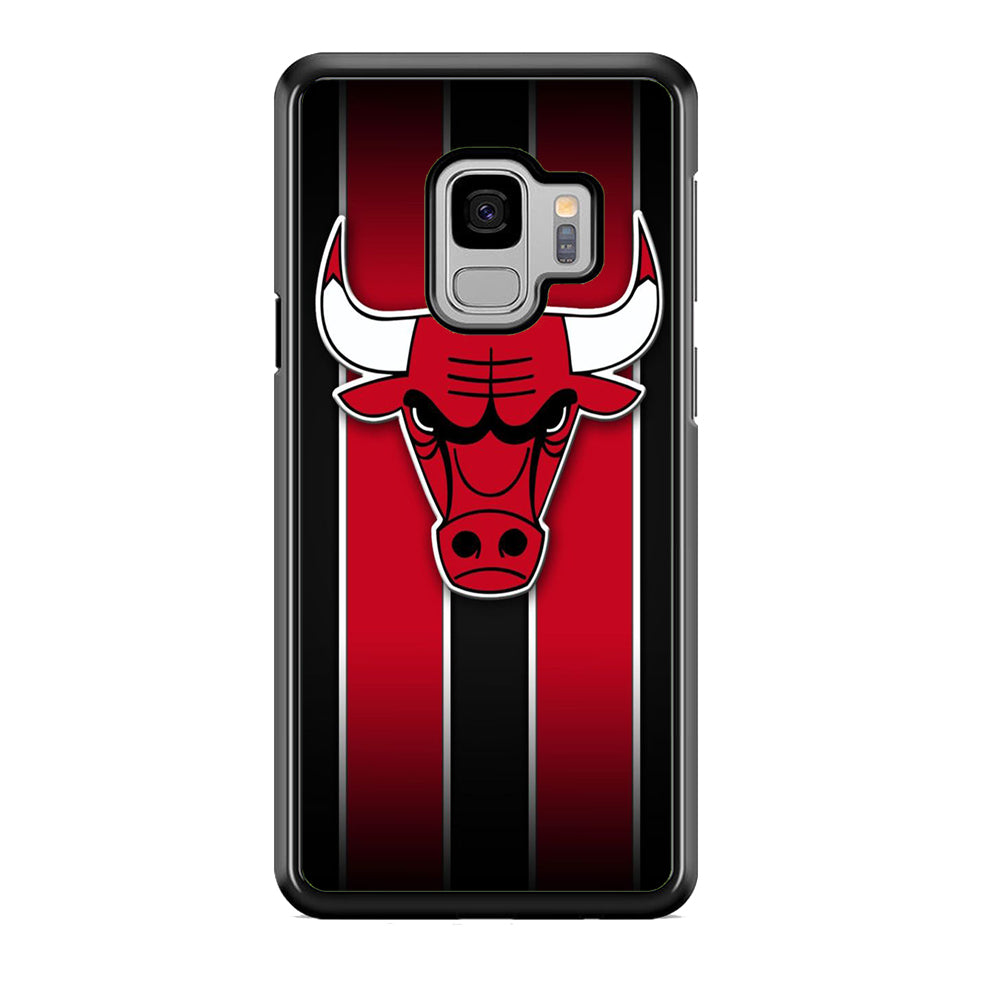 NBA Chicago Bulls Red Stripe Samsung Galaxy S9 Case