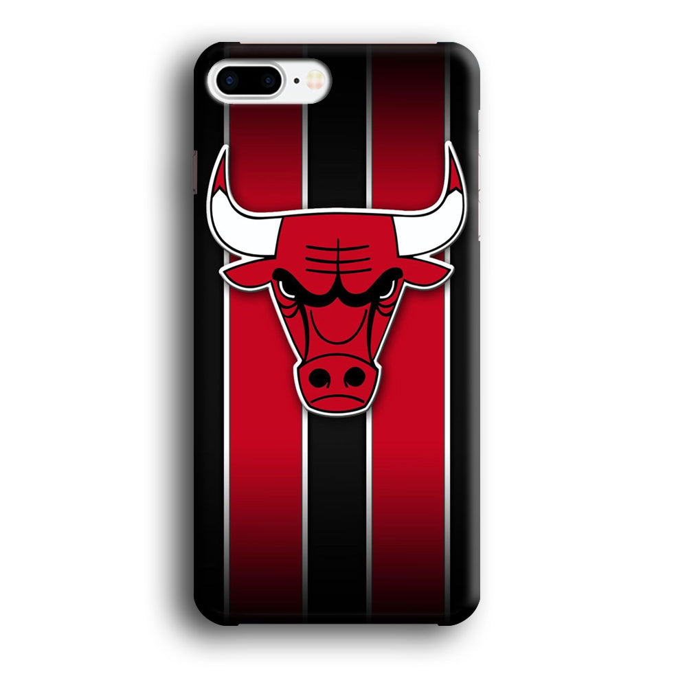 NBA Chicago Bulls Red Stripe iPhone 7 Plus Case