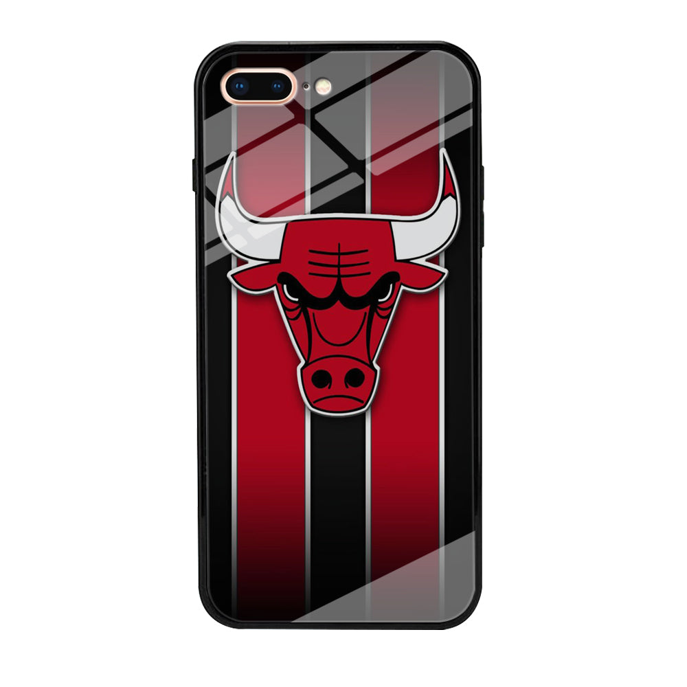 NBA Chicago Bulls Red Stripe iPhone 7 Plus Case