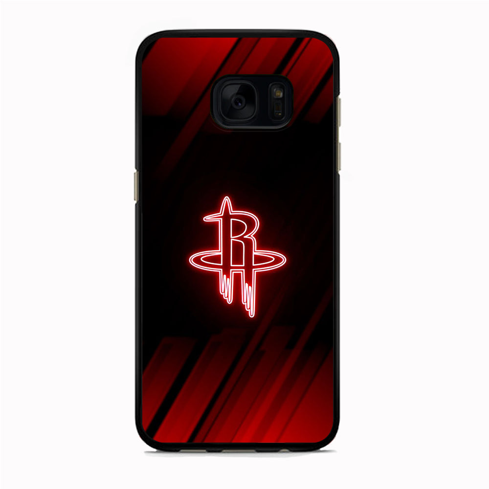 NBA Houston Rockets Red Aura Samsung Galaxy S7 Edge Case
