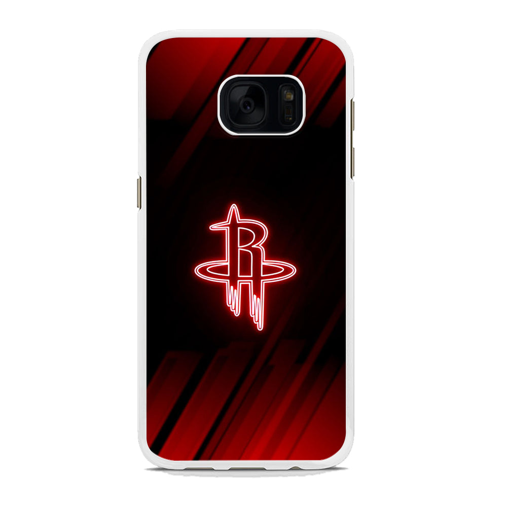 NBA Houston Rockets Red Aura Samsung Galaxy S7 Edge Case