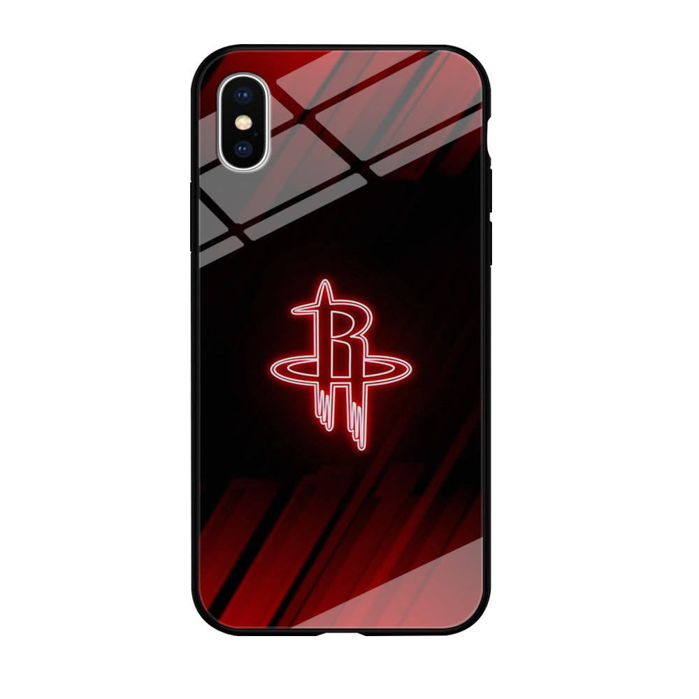 NBA Houston Rockets Red Aura iPhone X Case