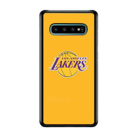 NBA Los Angeles Lakers Yellow Samsung Galaxy S10 Plus Case
