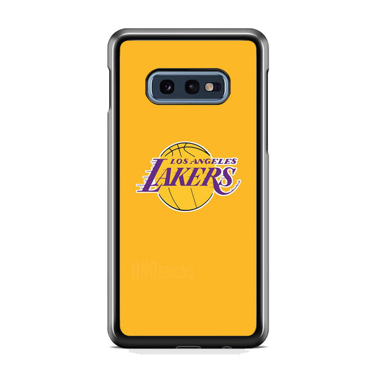NBA Los Angeles Lakers Yellow Samsung Galaxy S10E Case
