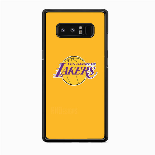 NBA Los Angeles Lakers Yellow Samsung Galaxy Note 8 Case
