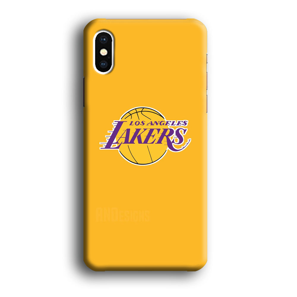 NBA Los Angeles Lakers Yellow iPhone XS MAX Case