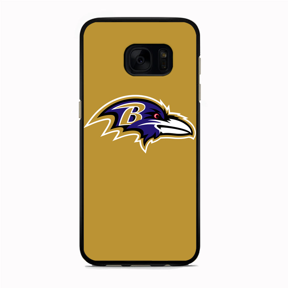 NFL Baltimore Ravens Gold Logo Samsung Galaxy S7 Case
