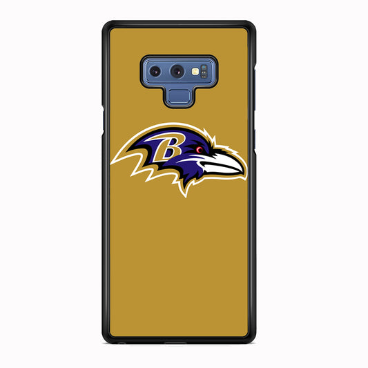 NFL Baltimore Ravens Gold Logo Samsung Galaxy Note 9 Case