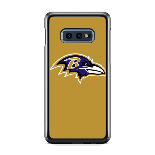 NFL Baltimore Ravens Gold Logo Samsung Galaxy S10E Case