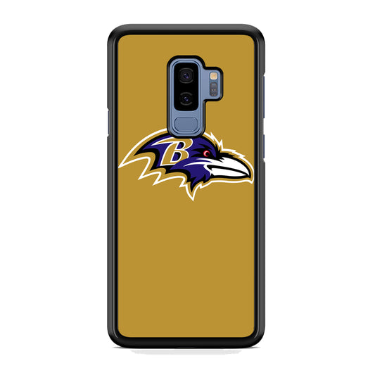 NFL Baltimore Ravens Gold Logo Samsung Galaxy S9 Plus Case