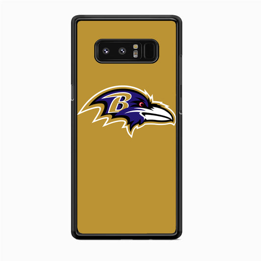NFL Baltimore Ravens Gold Logo Samsung Galaxy Note 8 Case