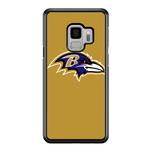 NFL Baltimore Ravens Gold Logo Samsung Galaxy S9 Case