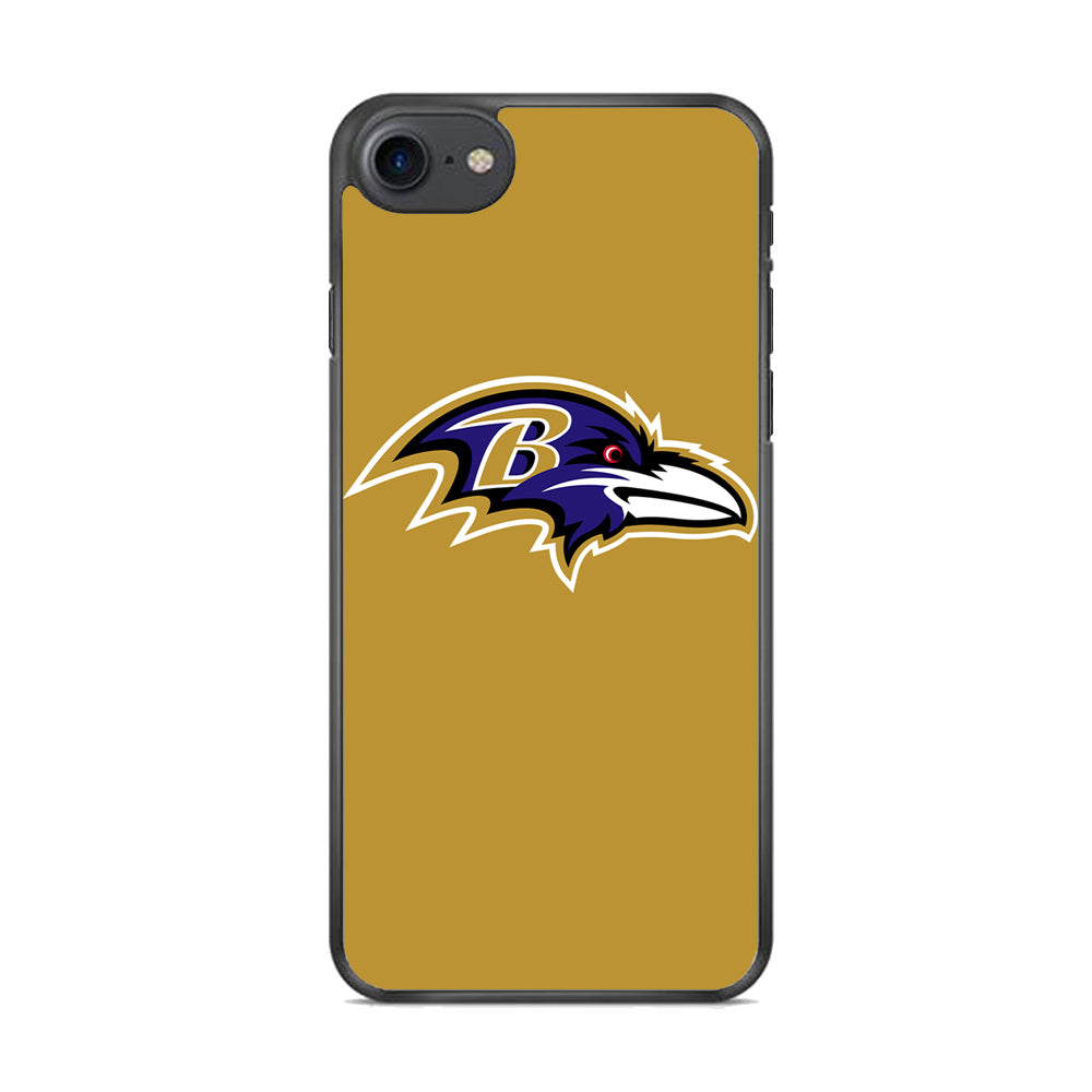 NFL Baltimore Ravens Gold Logo iPhone 8 Case
