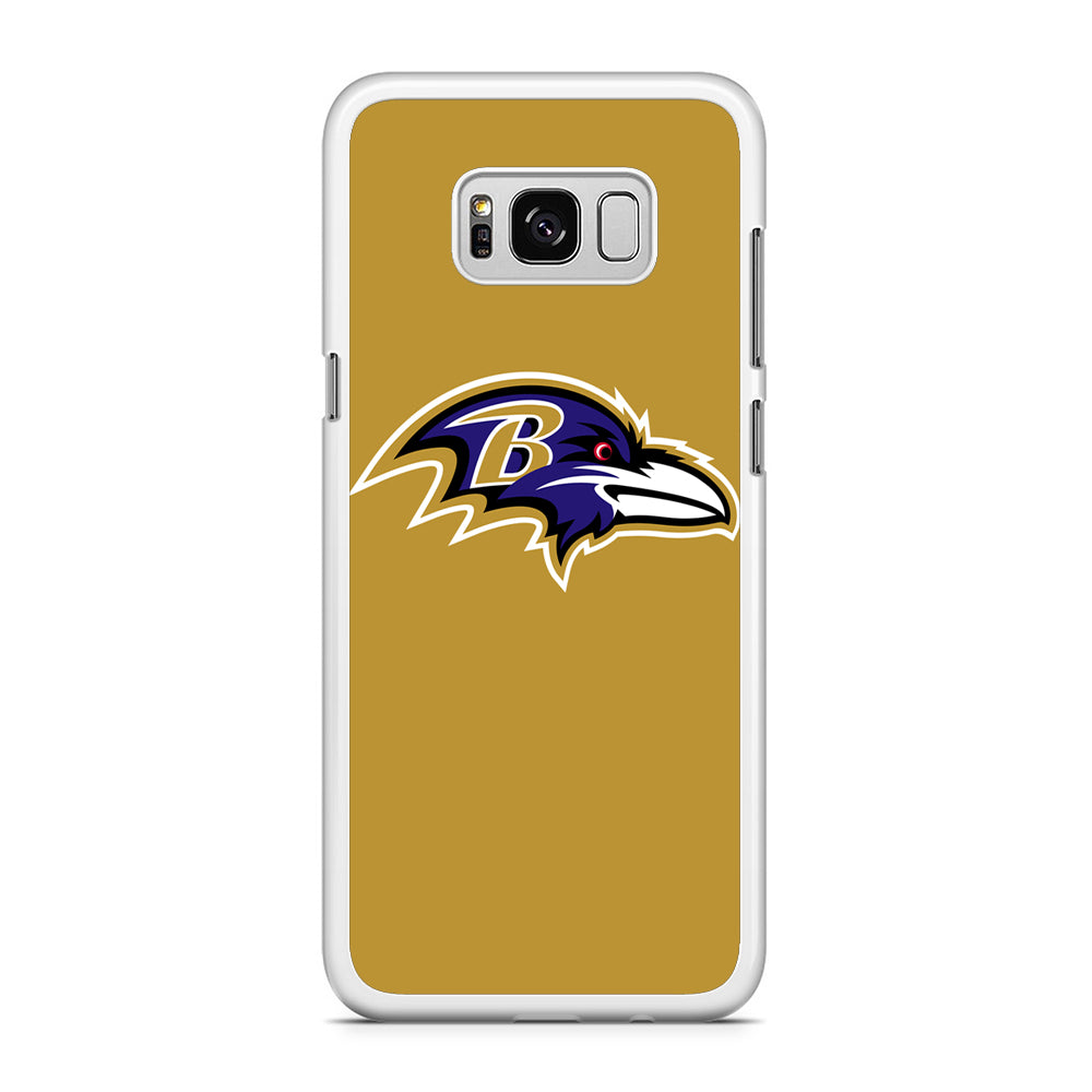 NFL Baltimore Ravens Gold Logo Samsung Galaxy S8 Case