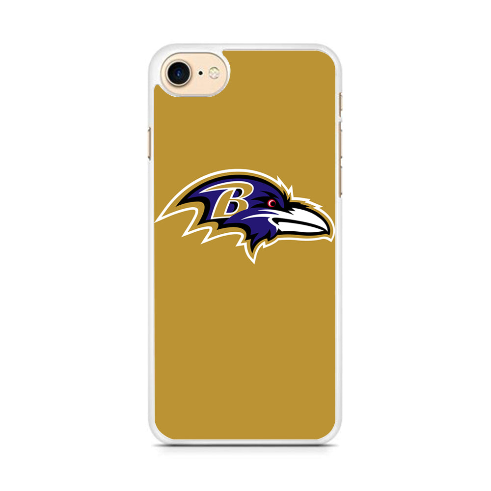 NFL Baltimore Ravens Gold Logo iPhone 8 Case