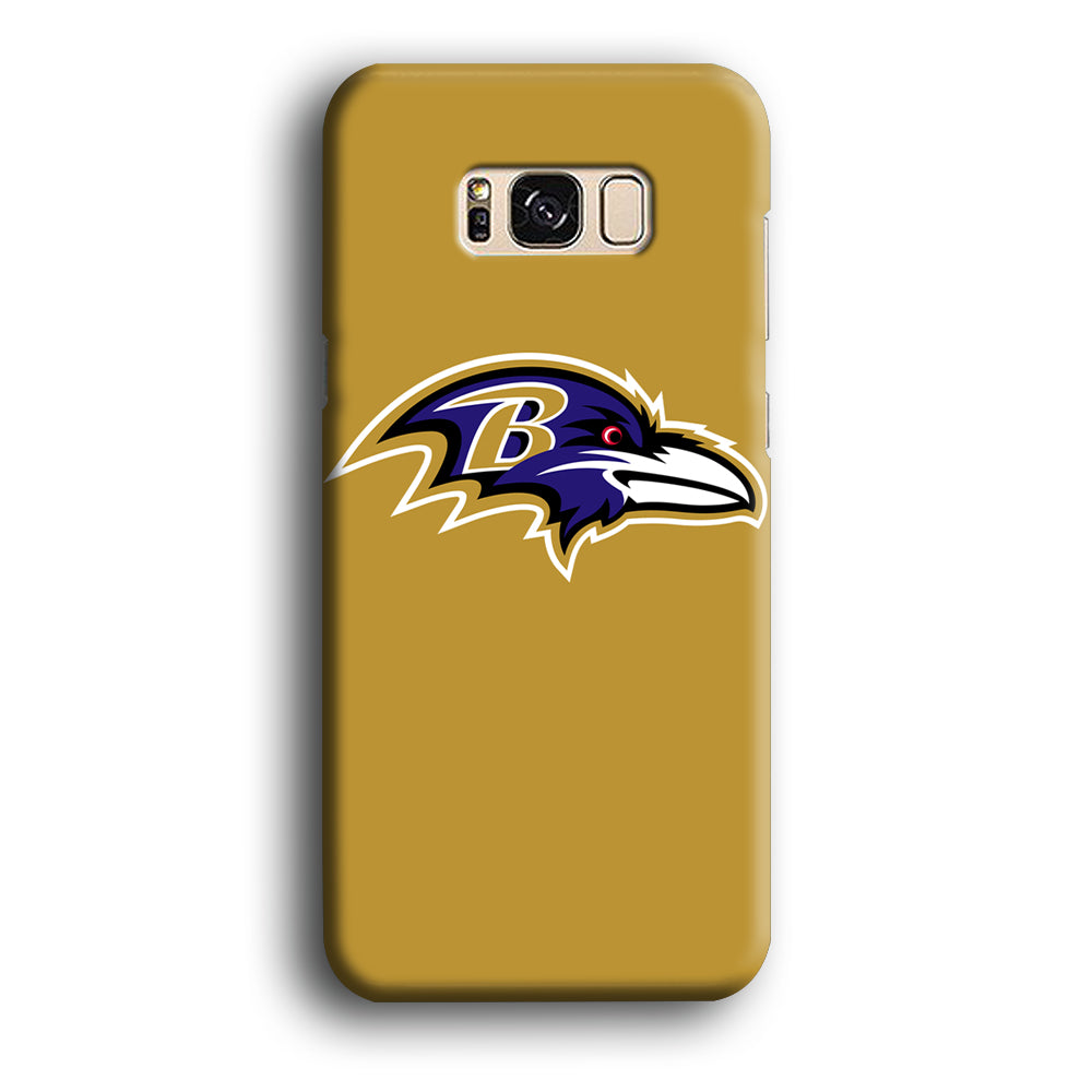 NFL Baltimore Ravens Gold Logo Samsung Galaxy S8 Case
