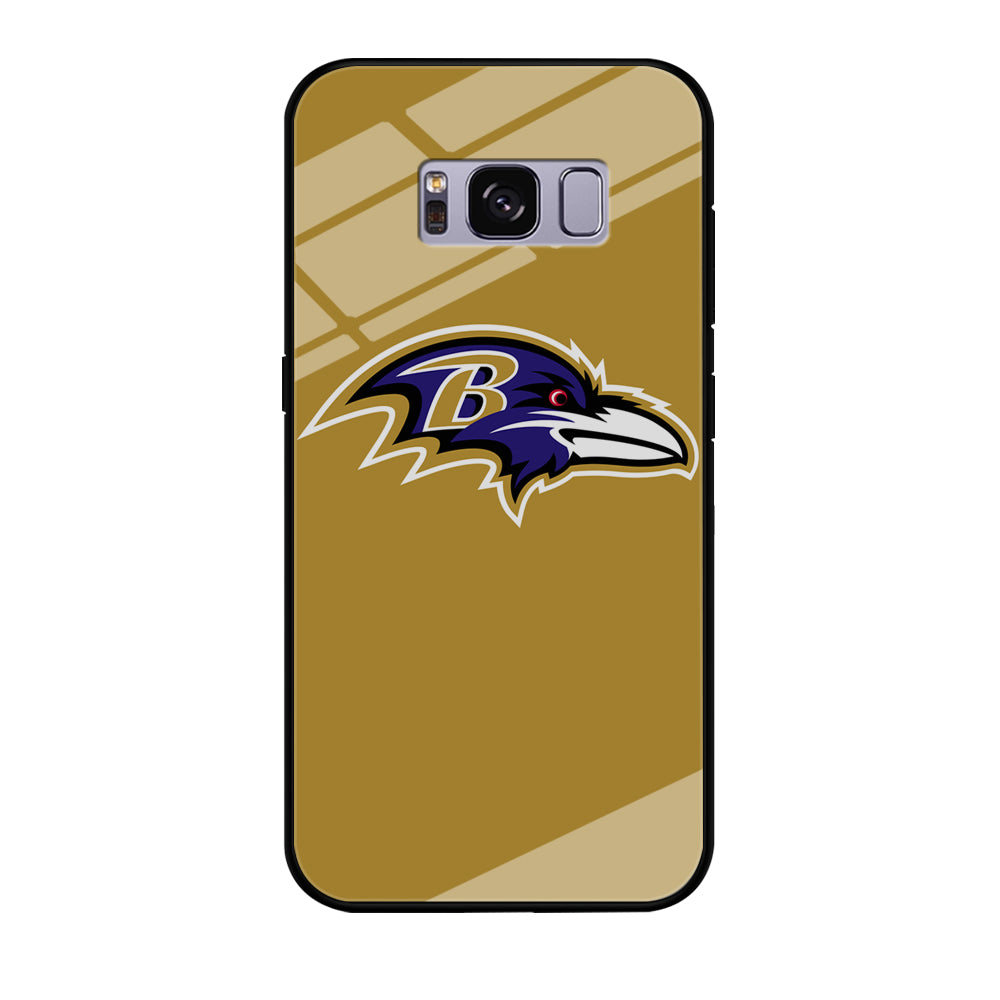 NFL Baltimore Ravens Gold Logo Samsung Galaxy S8 Case