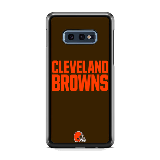 NFL Cleveland Browns Samsung Galaxy S10E Case