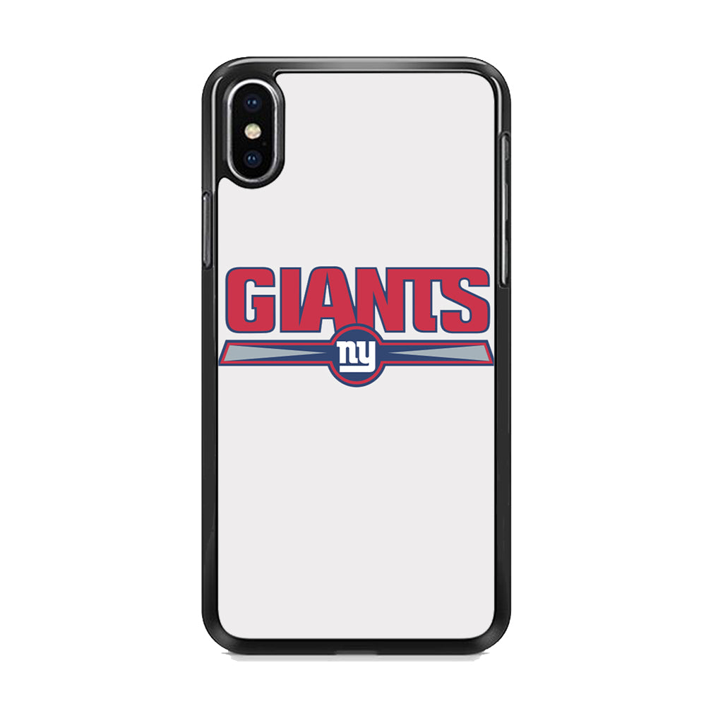 NFL New York Giants White iPhone X Case