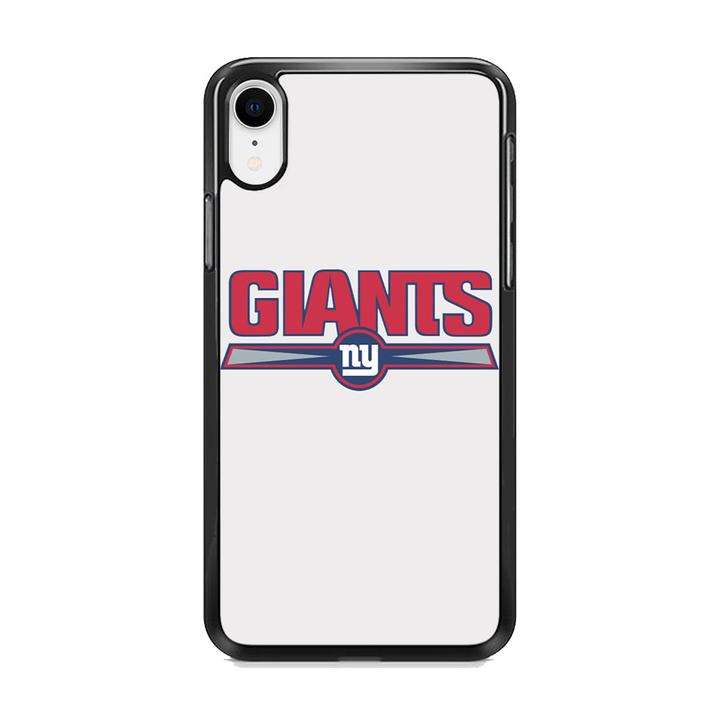 NFL New York Giants White iPhone XR Case