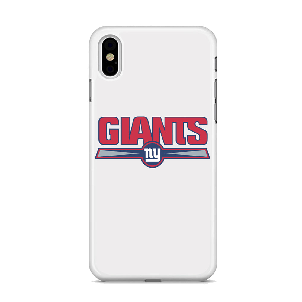 NFL New York Giants White iPhone XS Case