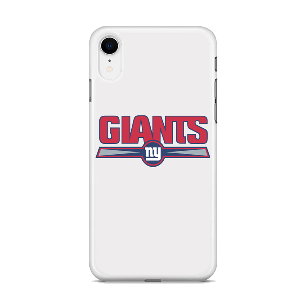 NFL New York Giants White iPhone XR Case
