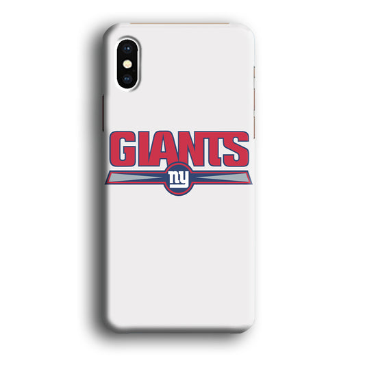 NFL New York Giants White iPhone XS Case