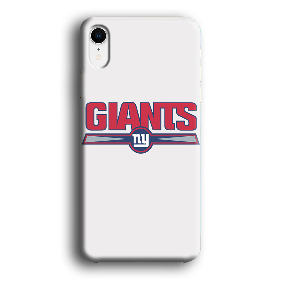 NFL New York Giants White iPhone XR Case