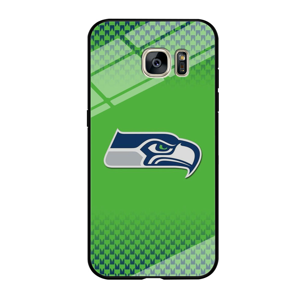 NFL Seattle Seahawks Samsung Galaxy S7 Case Tempered Glass Case