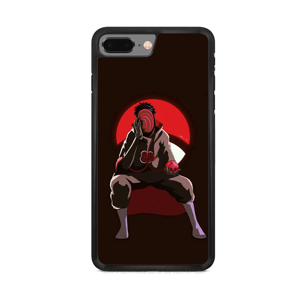 Naruto-Tobi Doujutsu iPhone 8 Plus Case - carneyforia