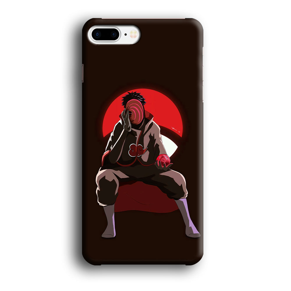 Naruto-Tobi Doujutsu iPhone 8 Plus Case - carneyforia